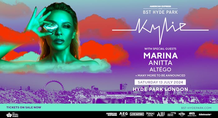Kylie’s Hyde Park support acts