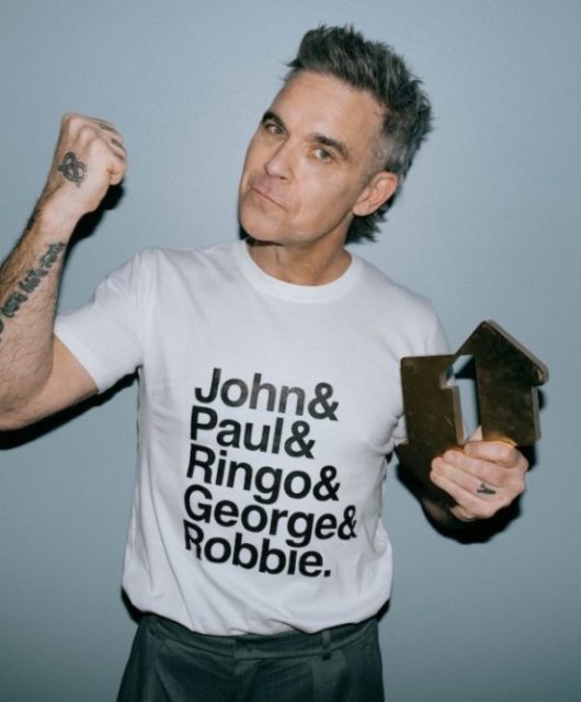 Robbie Williams secures 15th UK No.1 album