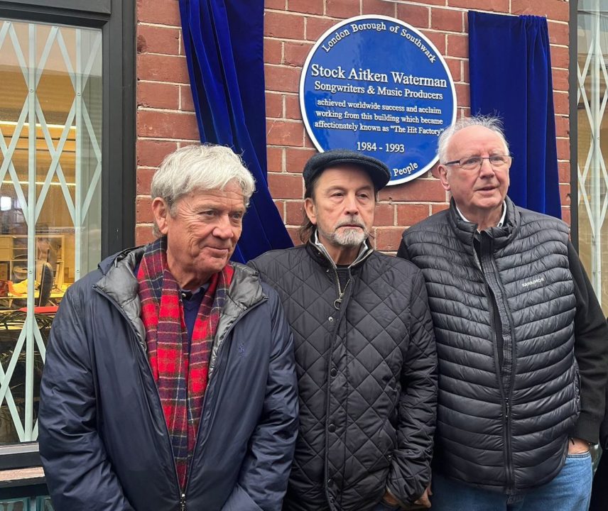 tock Aitken & Waterman awarded a blue plaque at London studios